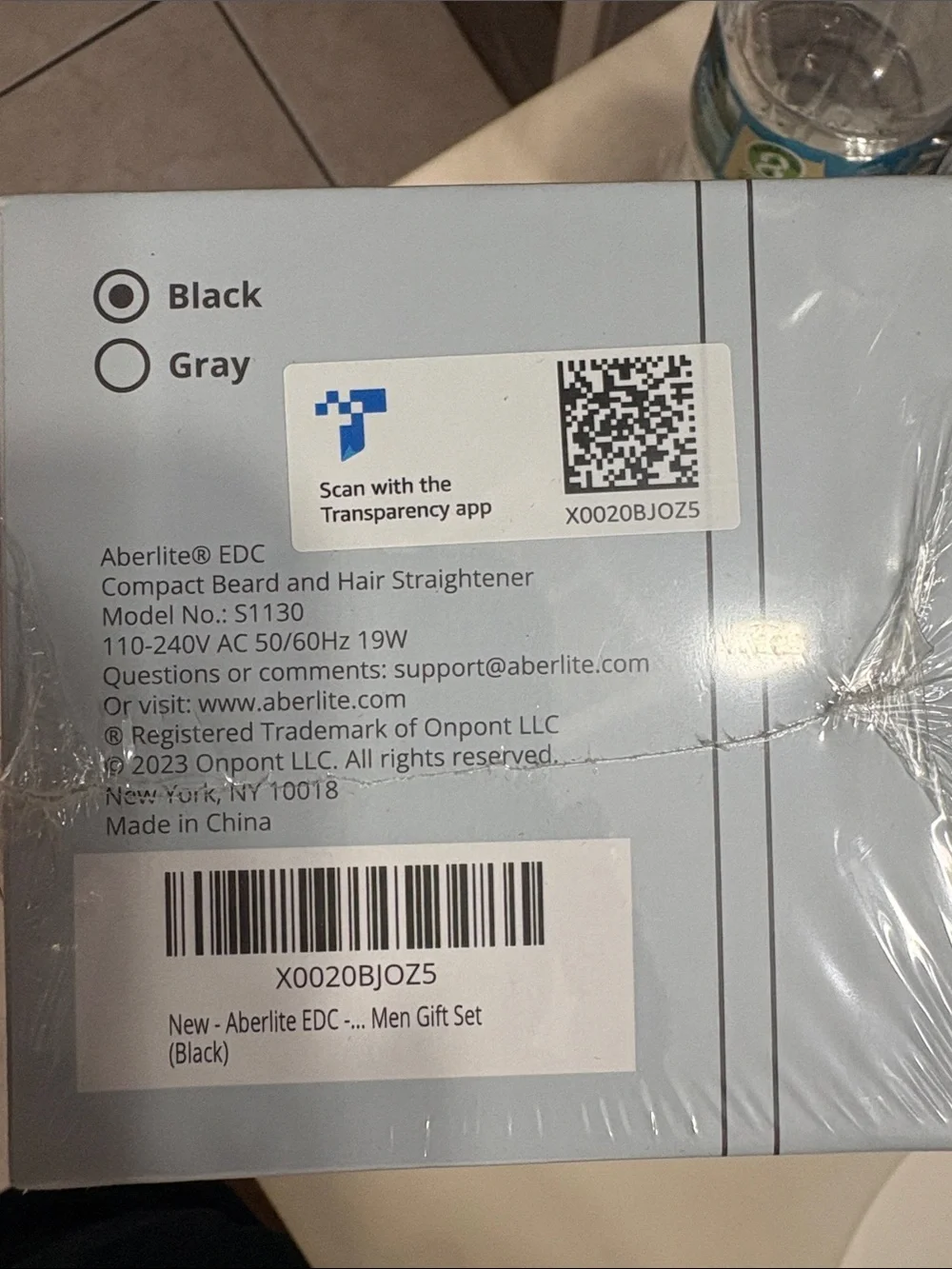 Aberlite sleek black